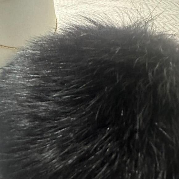 Vintage Bloomingdale\'s black fur cloche hat main image 4